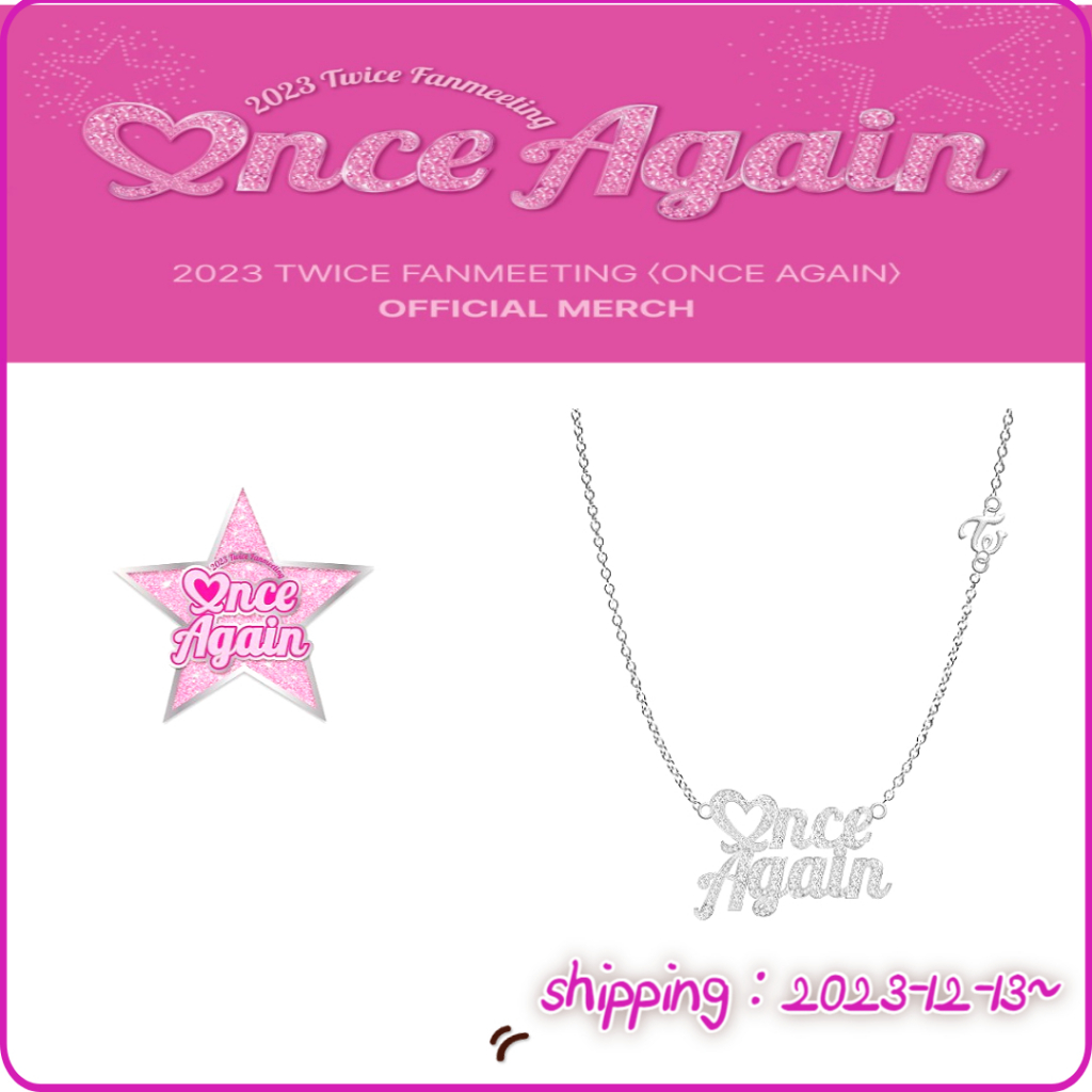 (Twice ONCE AGAIN) BADGE hoặc CỔ CỔ - ONCE AGAIN