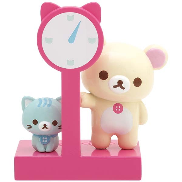 Hàng Có Sẵn / Bộ Sưu Tập Mô Hình san-x rilakkuma Neekoneko no yu Bí Mật 6 Kiểu