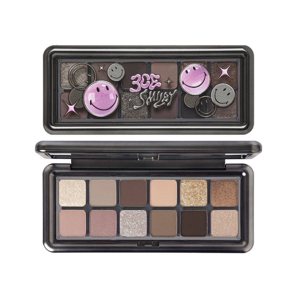 Bảng Phấn Mắt 3CE Trang Điểm Chuyên Nghiệp Phiên Bản Mặt Cười 3CE New Take Eyeshadow Palette Smiley Edition 9.5G | Official Store Eye Make up Cosmetic