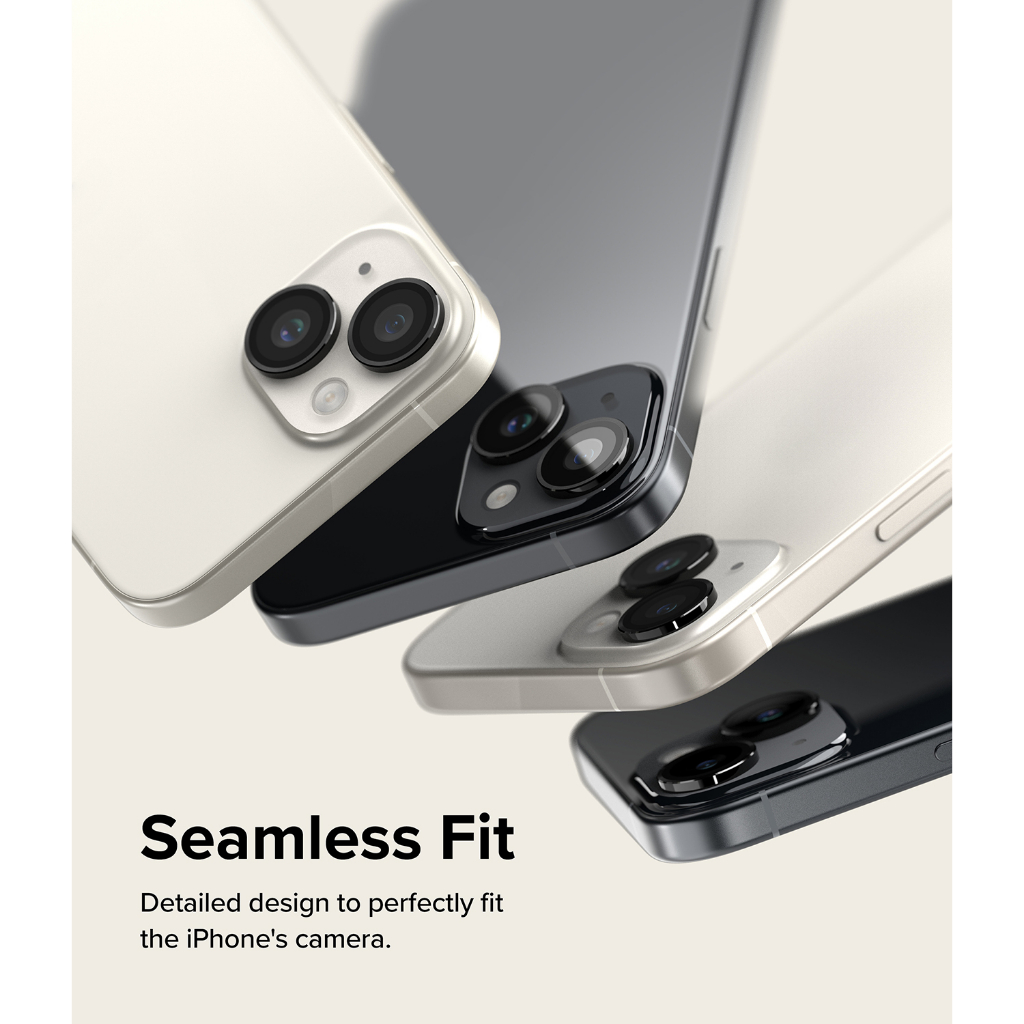 Ringke Khung Hợp Kim Nhôm Bảo Vệ Ống Kính Máy Ảnh Cho iPhone 15 Plus 15