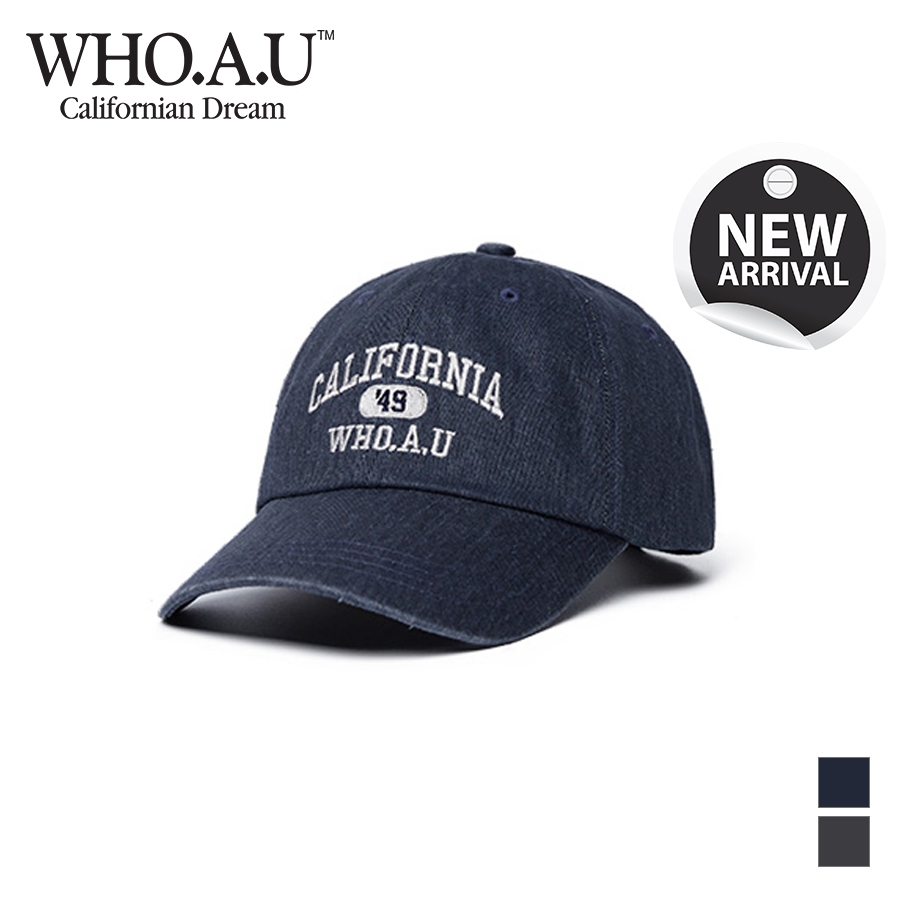 Mũ bóng chày WHO.A.U WHACD4993A vintage washing ball cap 100% Cotton