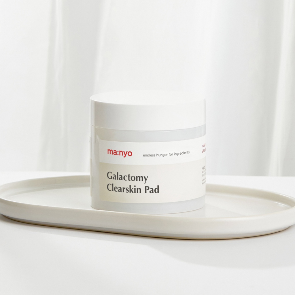 MANYO  Galactomy Clearskin Pad Bông Tẩy Tế Bào Chết Nhẹ Nhàng 60ea - Làm Sáng Da Và Dịu Dàng
