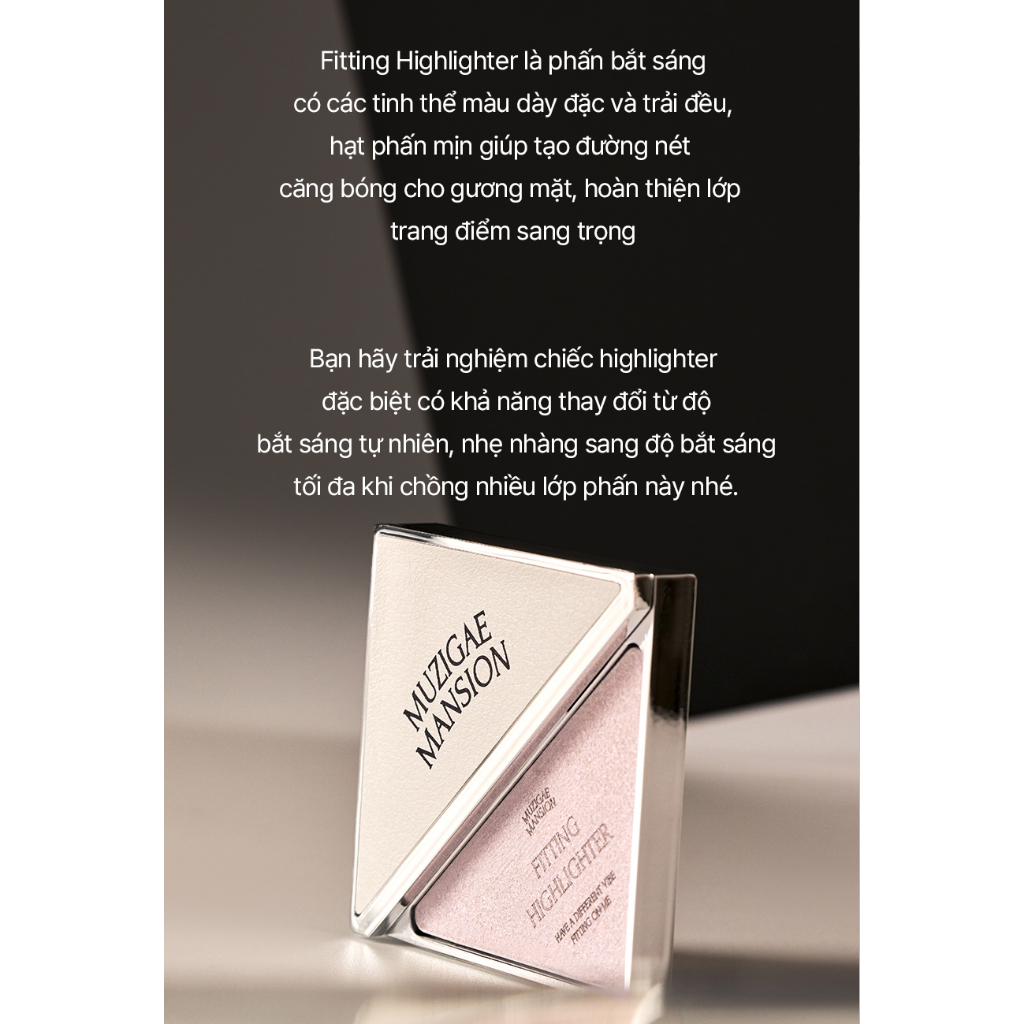 MUZIGAE MANSION PHẤN BẮT SÁNG FITTING HIGHLIGHTER 5g