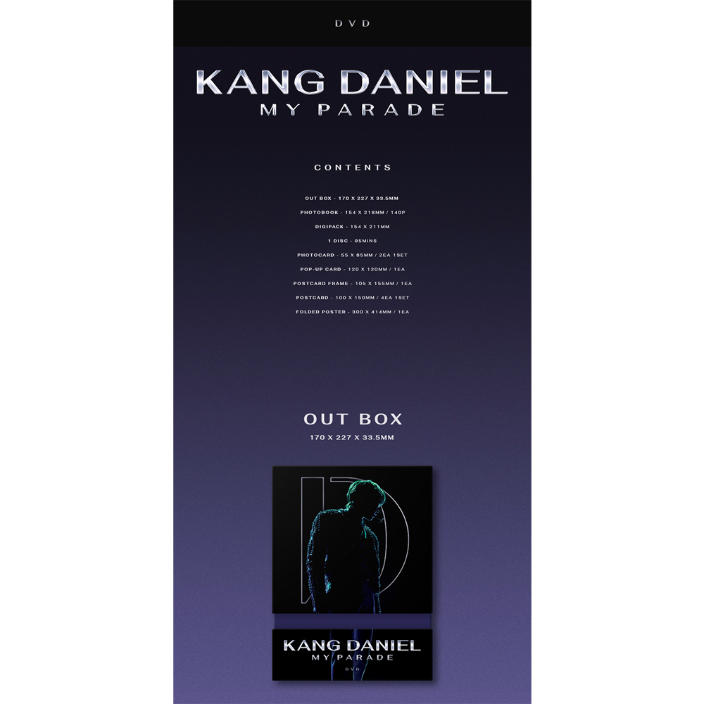 Konnect Entertainment Kang Daniel My Parade Dvd
