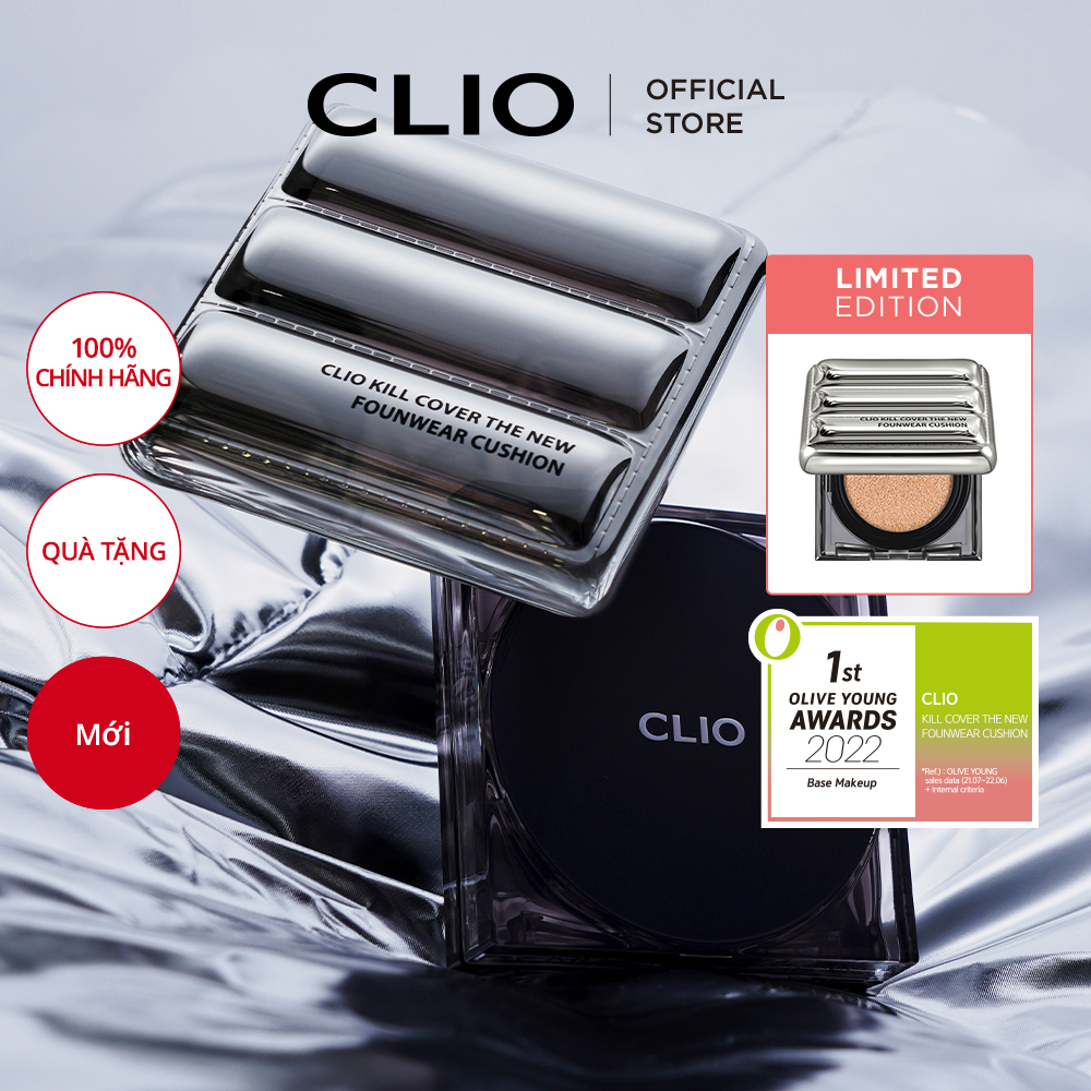 Phấn nước Clio Kill Cover The New  15gx2