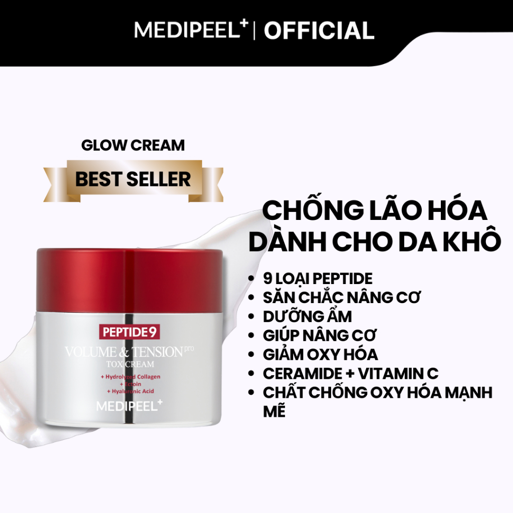 Medi-Peel Kem dưỡng da mặt MEDIPEEL Peptide 9 Volume And Tension Tox Cream 50g