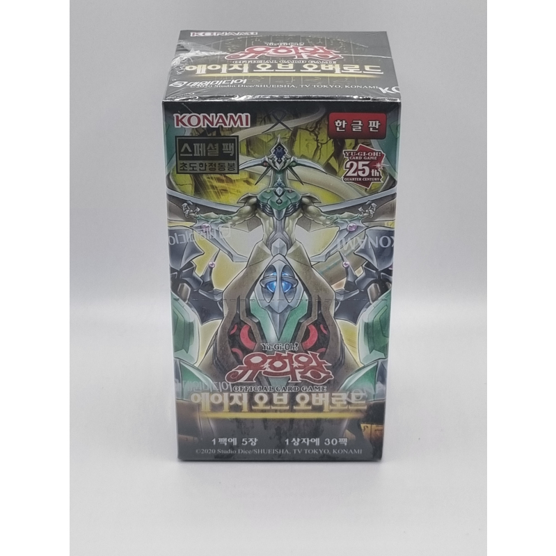 YUGIOH Booster "Age of Overlord" Initial Limited Korean 1 BOX