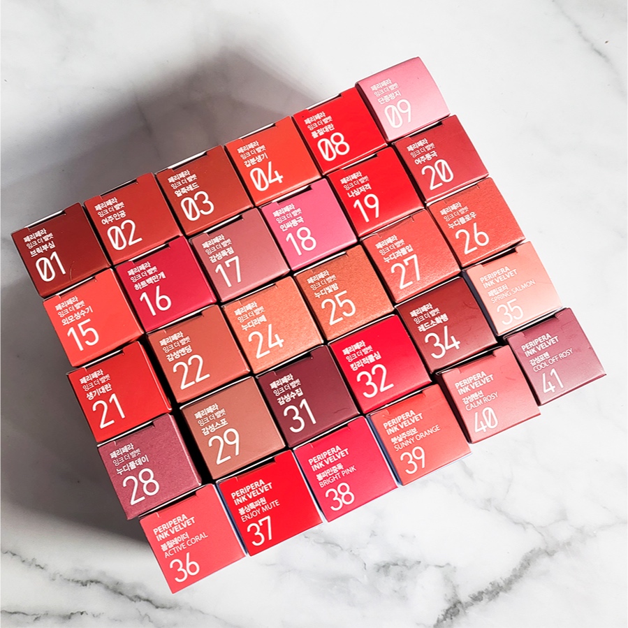 Peripera mực nhungt 4g #1 ~ #39