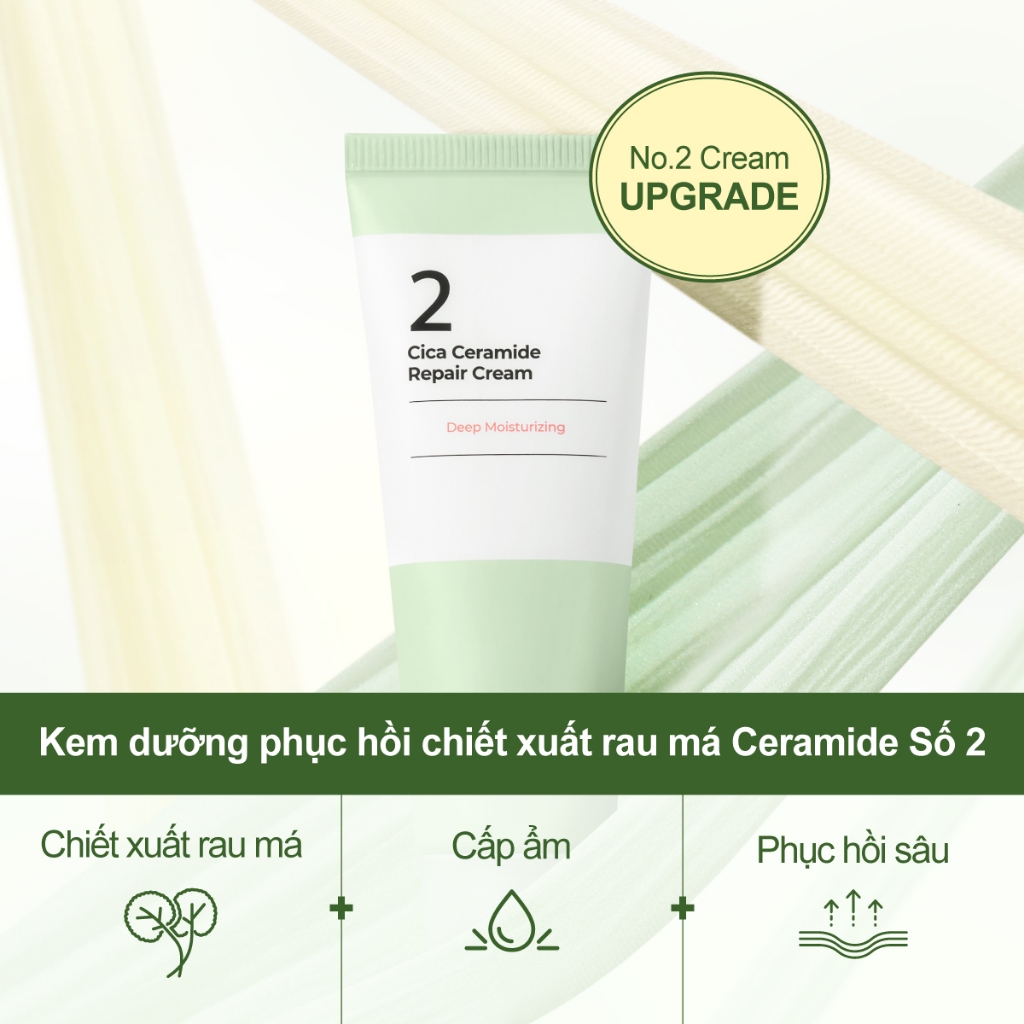 Kem dưỡng numbuzin chiết xuất rau má Ceramide Số 2