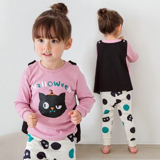 Cordi-i Bộ hóa trang cho bé Halloween Cat 20 Count Thread Pajmas (FW)_CB157 Bộ quần áo thời trang bé trai bé gái chính hãng Cordi Hàn Quốc