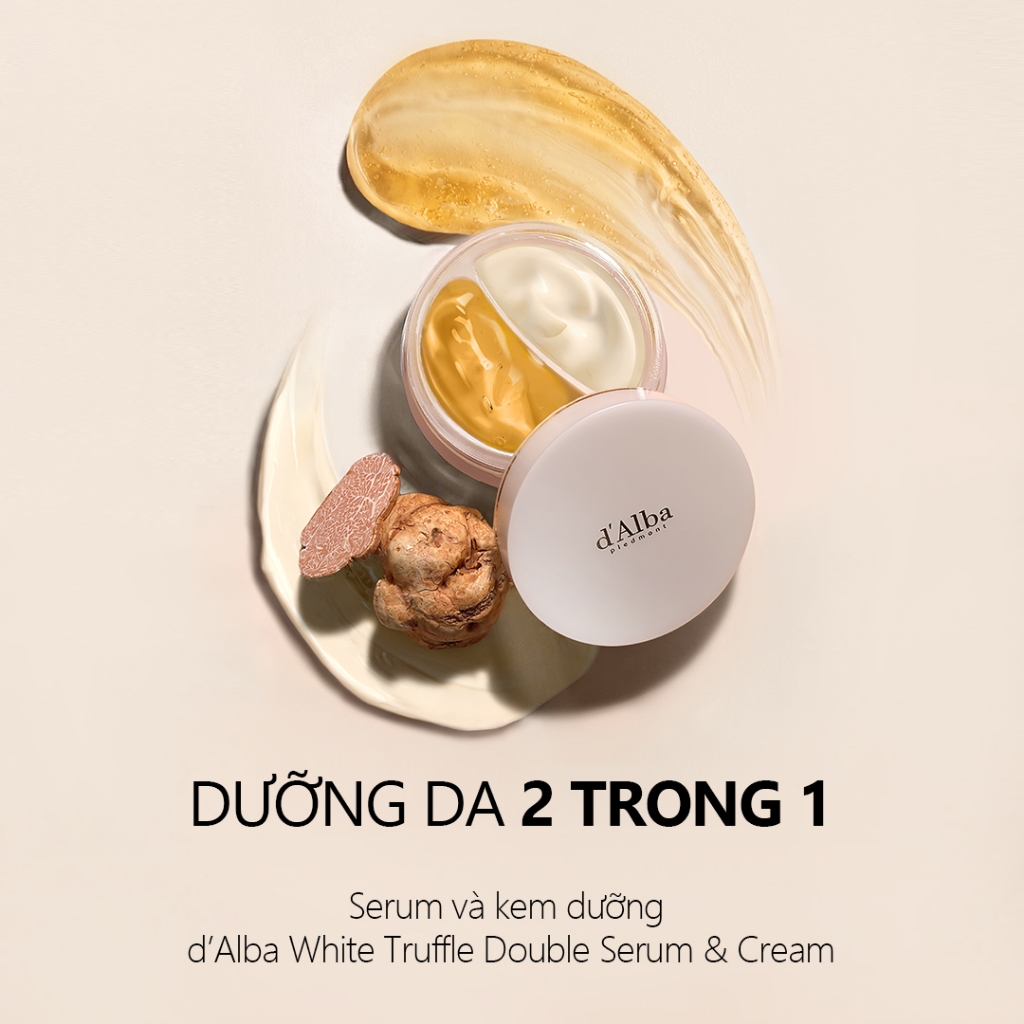 Hàng tặng Không Bán - Serum & kem dưỡng 2 ngăn 13g