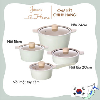 Nồi chống dính đáy từ kitchen flower làm từ nhôm đúc phủ gốm