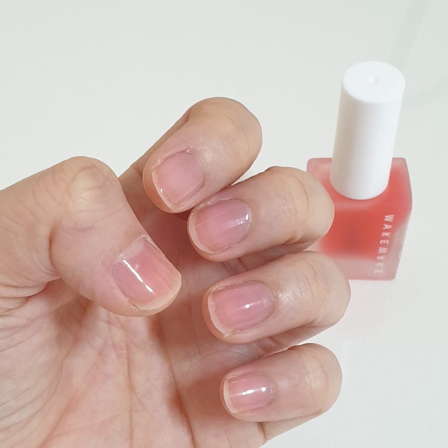 Bộ dưỡng, chắm sóc móng Wakemake Nail Care Pink Nutrient Line 8ml