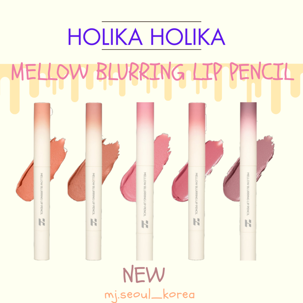 Holikaholika Mới mellow blurring Chì Kẻ Môi 5 Màu