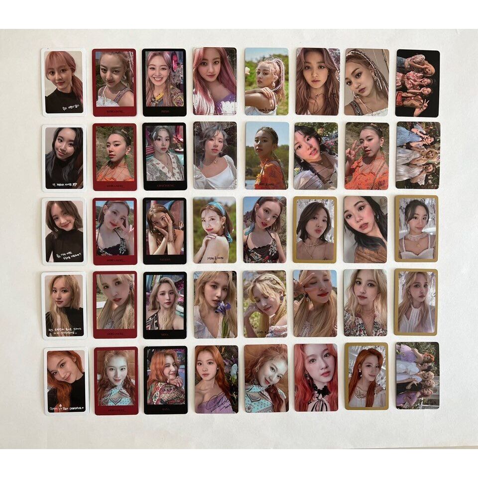 Kpop Twice mini album thứ 9 Ngày càng nhiều hơn Thẻ ảnh CHÍNH THỨC Momo Nayeon Jihyo