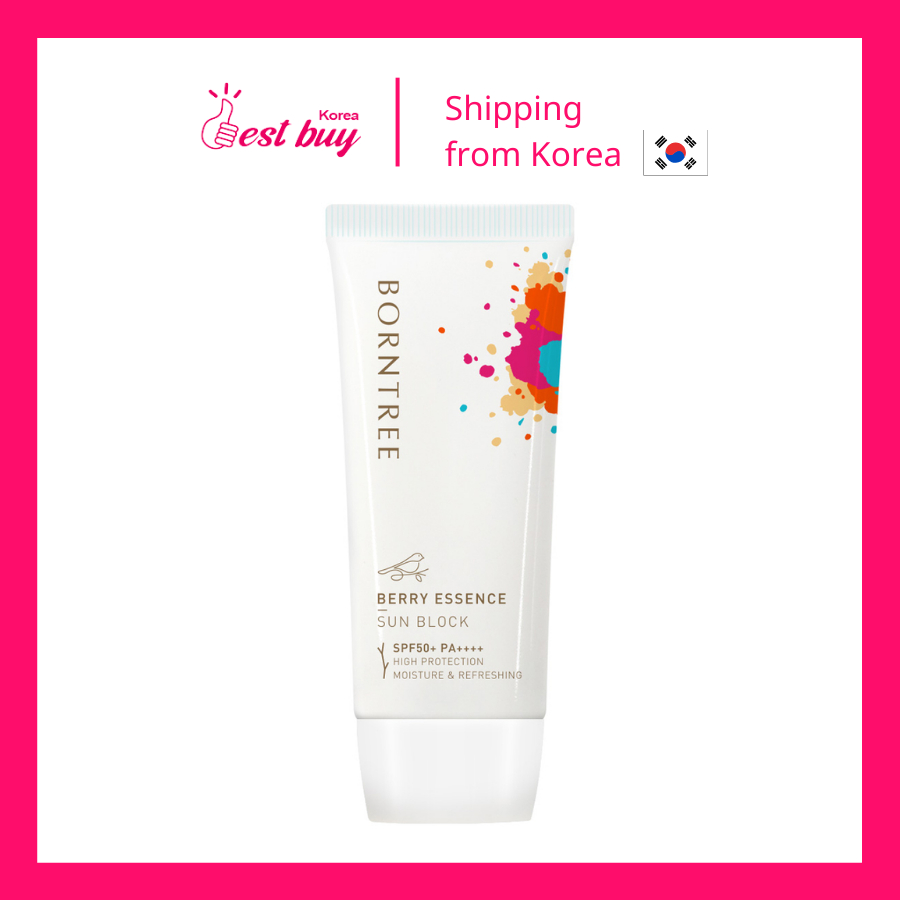 Kem chống nắng chứa tinh chất dưỡng Borntree Berry Essence Sunblock SPF50+ PA++++ 50ml