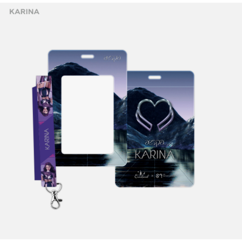Aespa CARD HOLDER + LANYARD SET