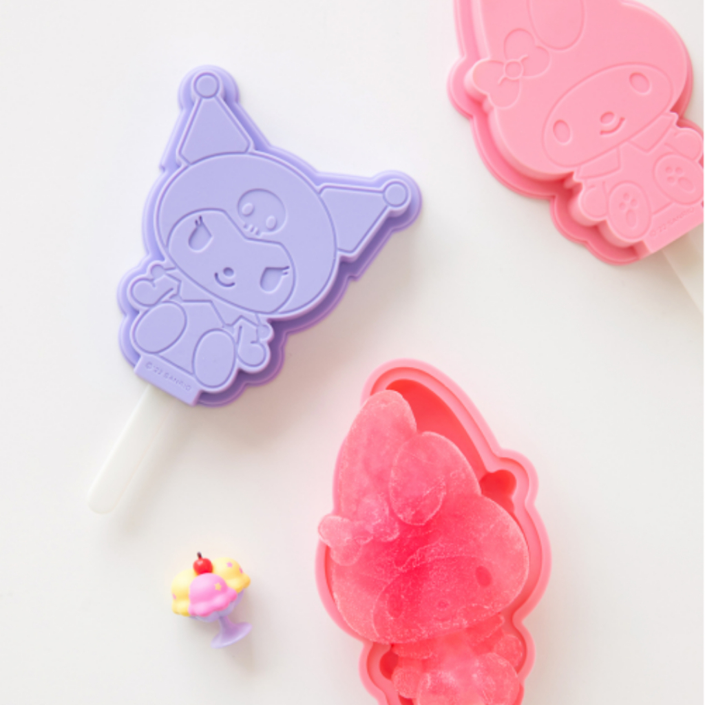SANRIO Khuôn Làm Kem Que Hình kuromi / my melody Đáng Yêu