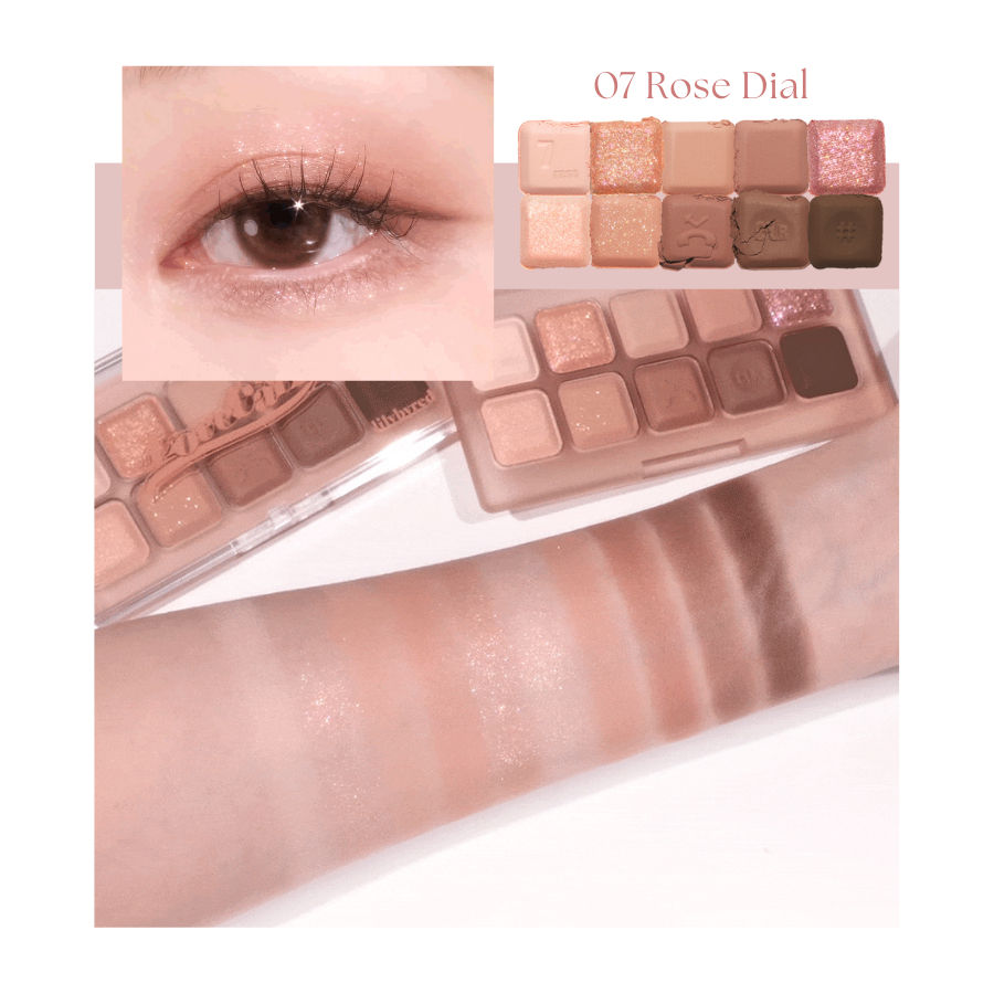 Bảng phấn mắt bàn phím Lilybyred Mood Keyboard Eye Palette 10.5g