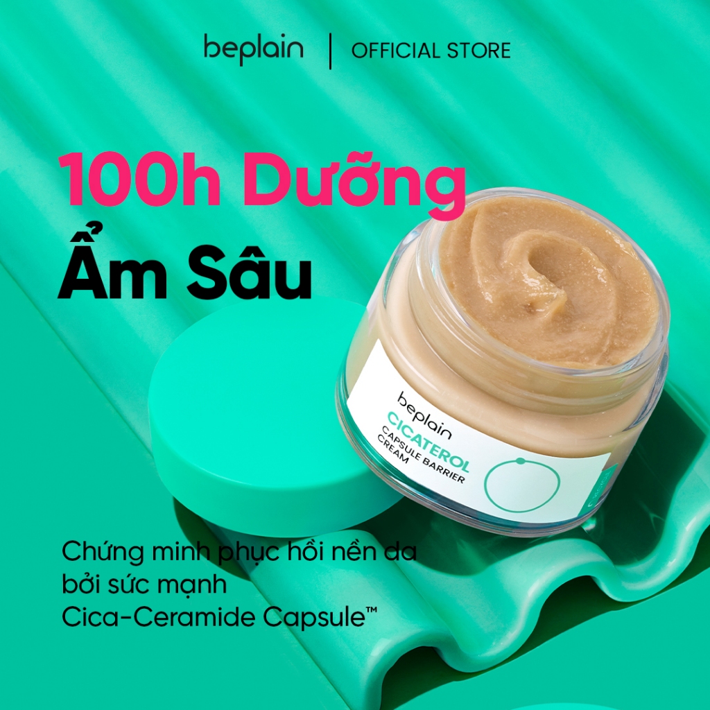 Kem dưỡng da BEPLAIN Cicaterol dạng viên nang chứa Peptide Ceramide 50ml