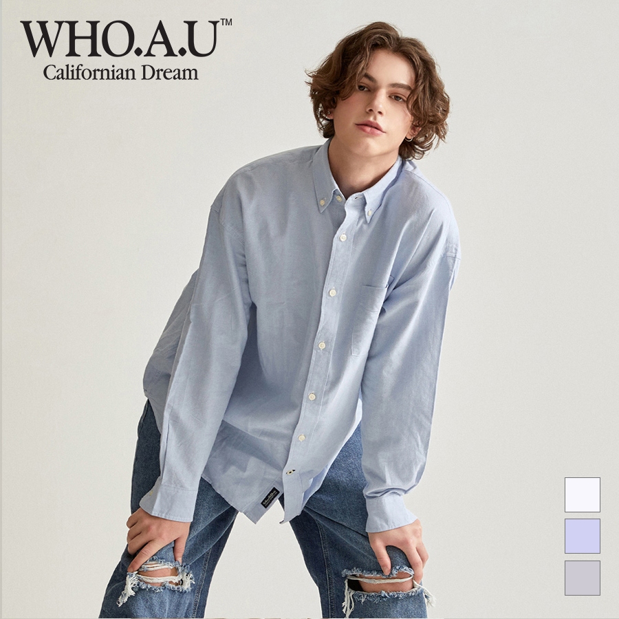 Áo Sơ Mi WHO.A.U WHYAD2303U Steve Boyfit Overshirt