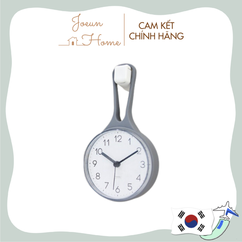 Đồng Hồ Treo Tường Chống Thấm Nước Cho Nhà Bếp/Phòng Tắm Mooas - Thương Hiệu Hàn Quốc