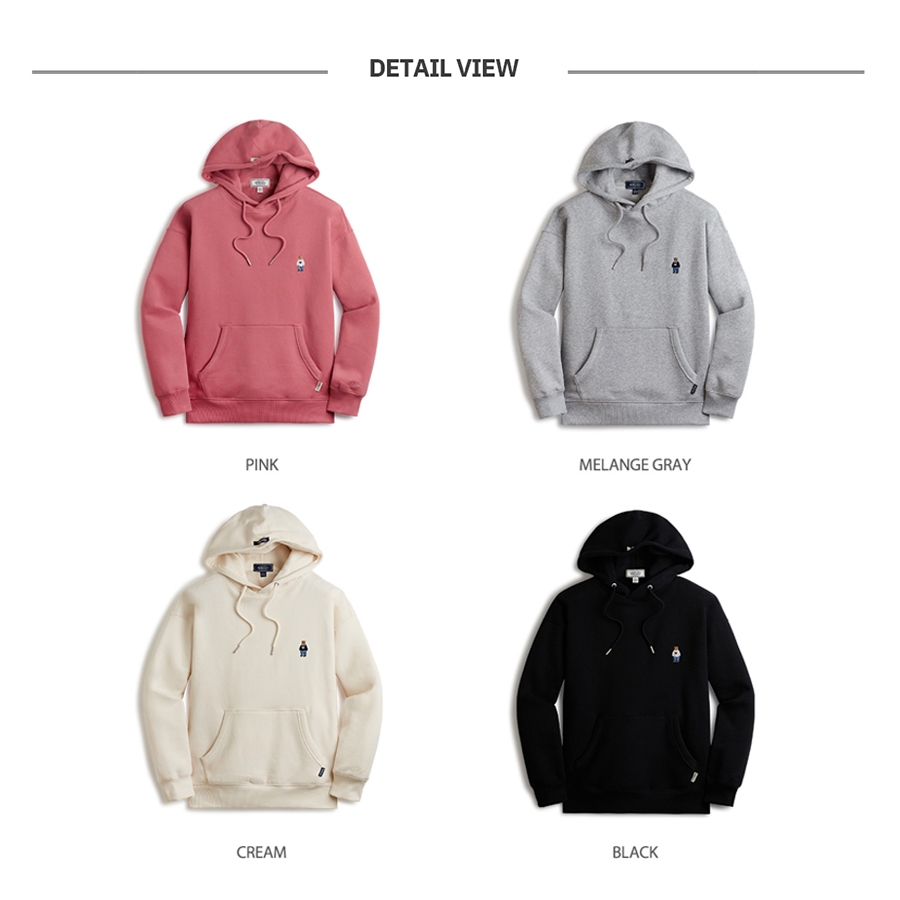 Áo Thun Hoodie WHO.A.U WHMHD4T02U Steve Embroidered Hoodie form unisex