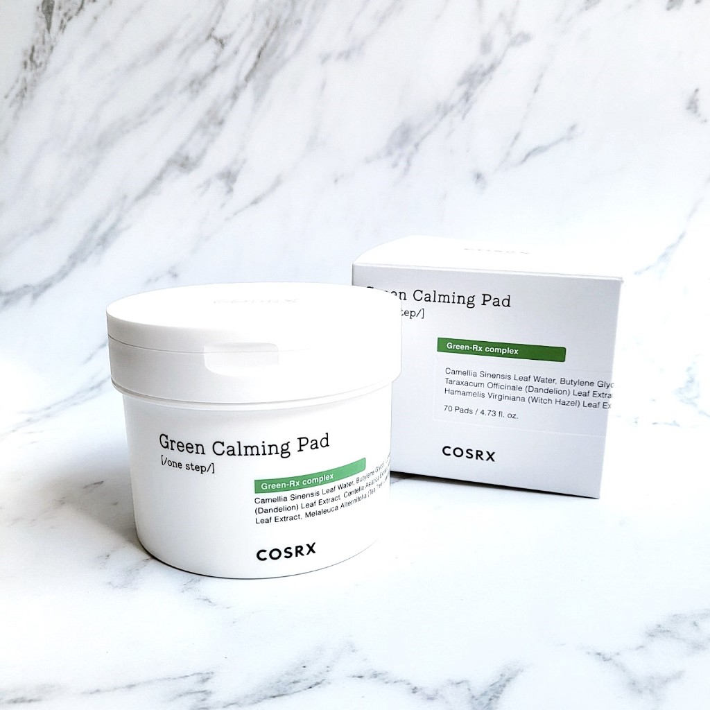 Cosrx Miếng đệm trong suốt nguyên bản một bước mới, miếng đệm làm dịu One Step Green Hero, miếng đệm tăng cường độ ẩm một bước, 70 miếng đệm 140g