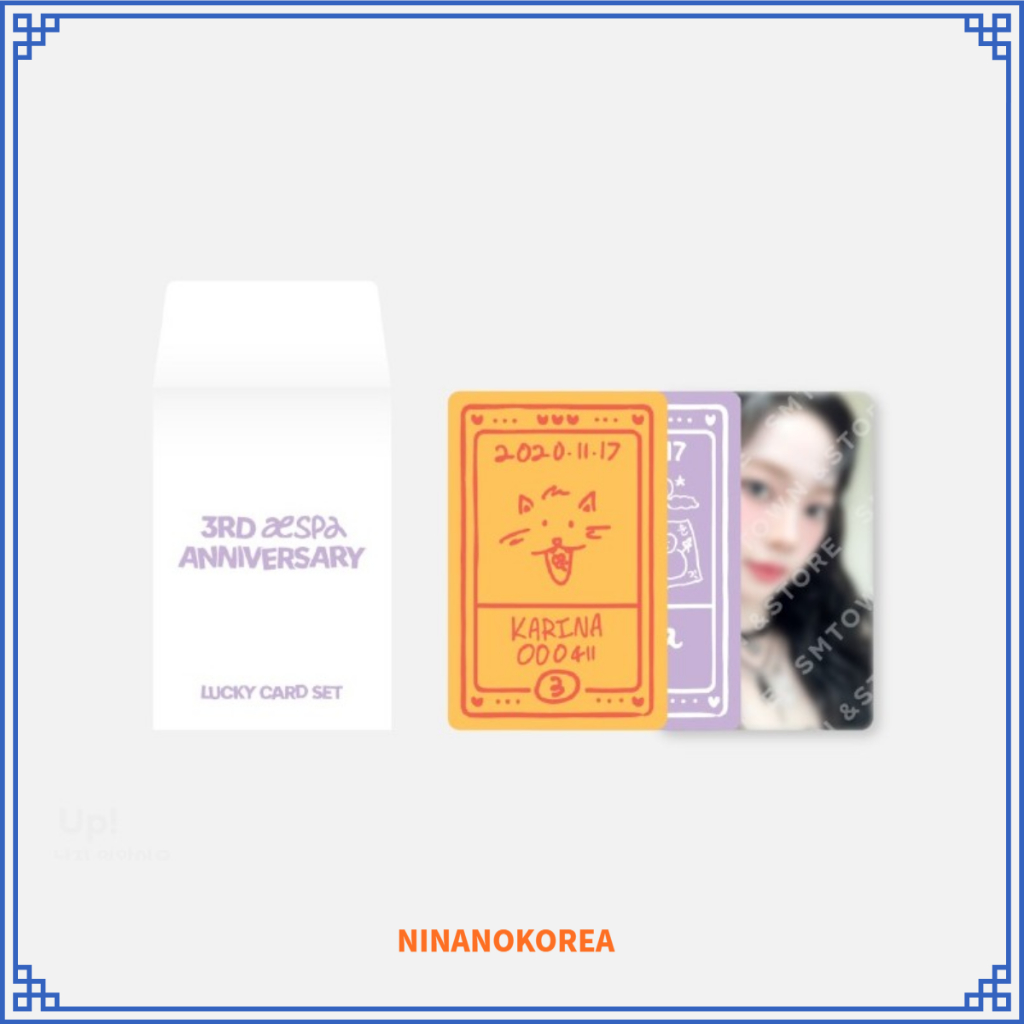 Aespa 3rd Anniversary Lucky Card Set