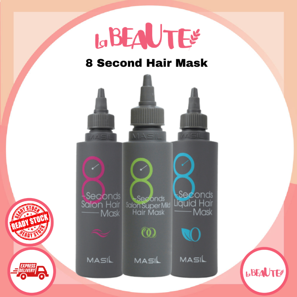 [Masil] 8 Second Hair Mask Mặt Nạ Ủ Tóc 8 Giây Dạng Lỏng Siêu Nhẹ Trong 8 Giây Dùng Cho Salon Tóc