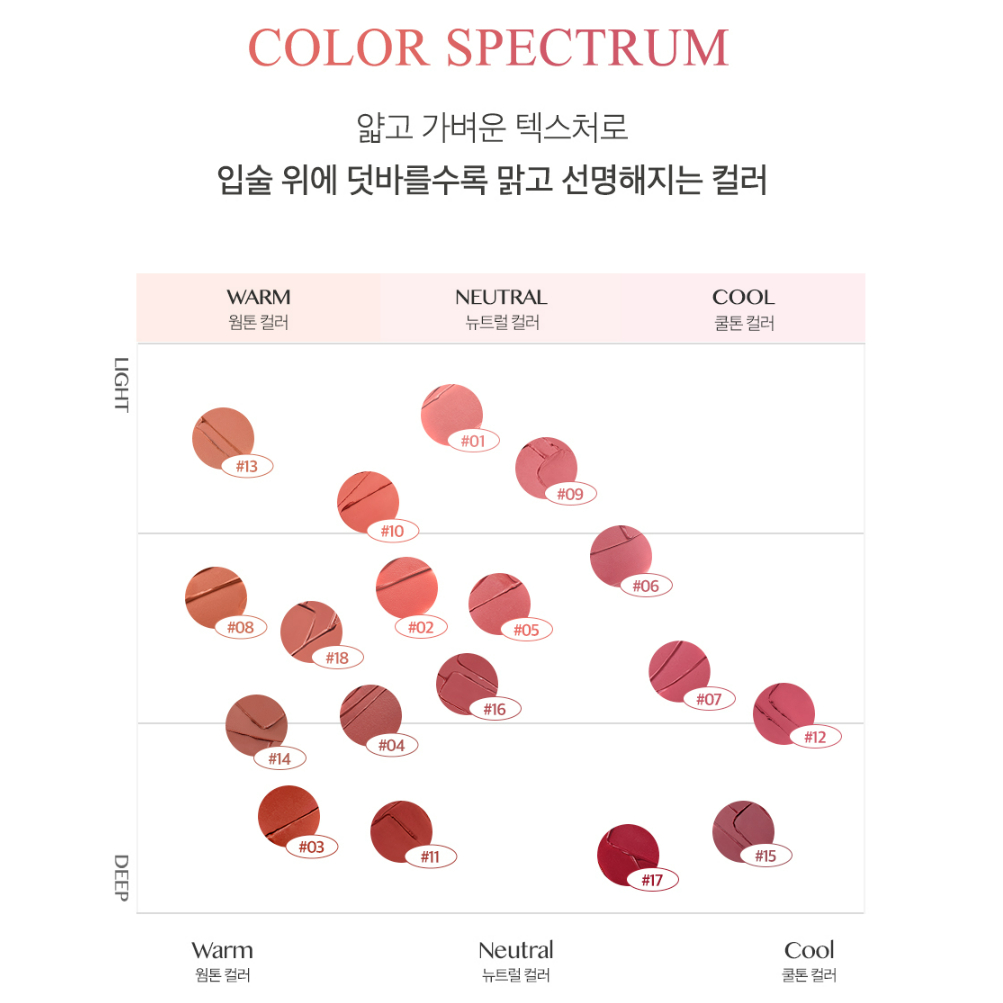 Chiffon Blur Tint 18colors, Voan blur tint 18 Màu