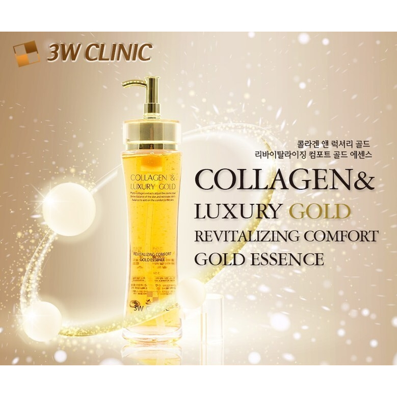 3W CLINIC Tinh Chất collagen 3w Chống Lão Hóa Và Nếp Nhăn 150ml Collagen Luxury Gold Essence