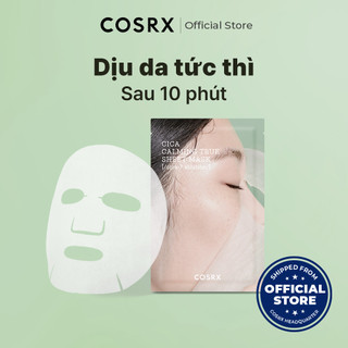 Mặt nạ giấy COSRX Cica calming true - làm dịu da nhạy cảm & phục hồi