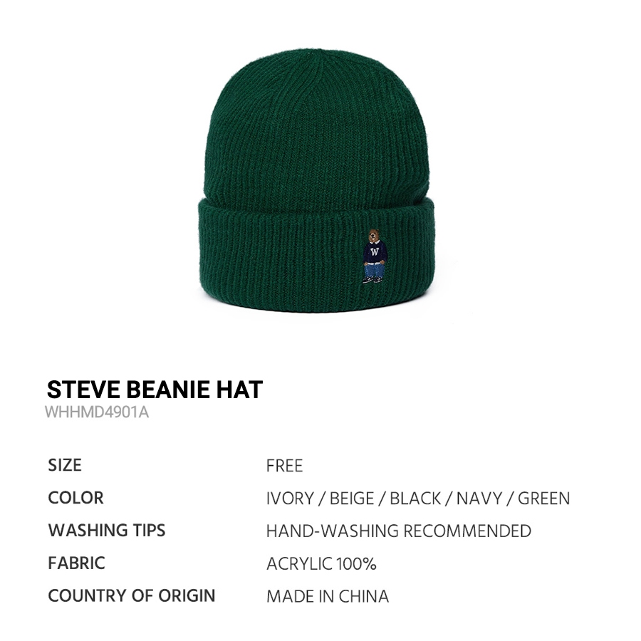 Mũ len WHO.A.U WHHMD4901A Steve Beanie Hat