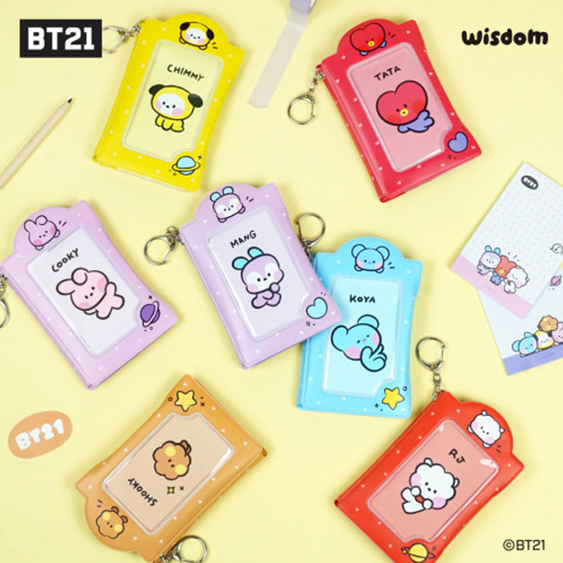 Ví Đựng Thẻ Ảnh minini bt21 Hàng Chính Thức