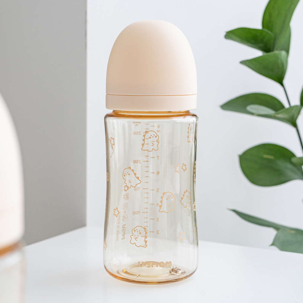 Bình sữa UBMOM họa tiết Signature 200ml/280ml