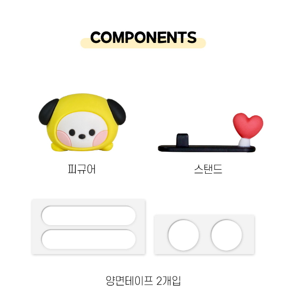 Mô Hình Nhân Vật bt21 minini Để Bàn Trang Trí