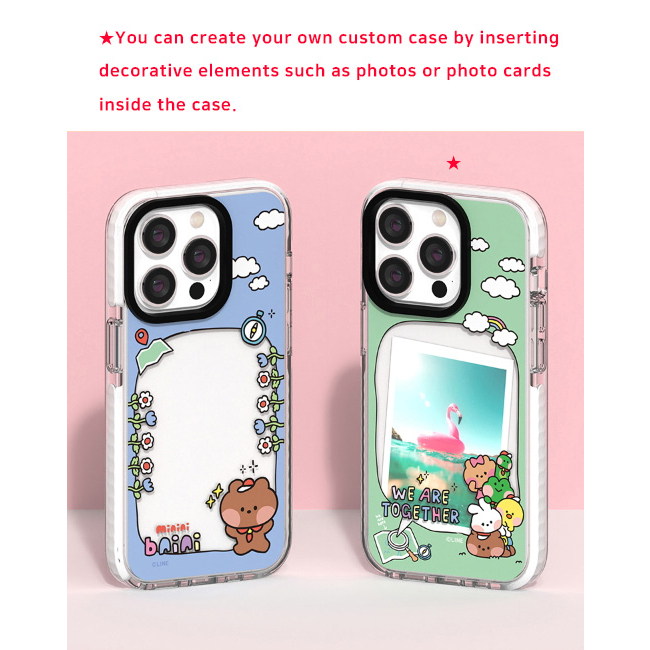 Ốp Điện Thoại In Hình line friends Cho iphone 15 / galaxy s23  galaxy s22 s21 s20}