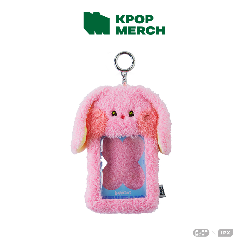 Móc khóa giữ ảnh LINE FRIENDS NewJeans BUNINI vải nhung lông chất lượng cao