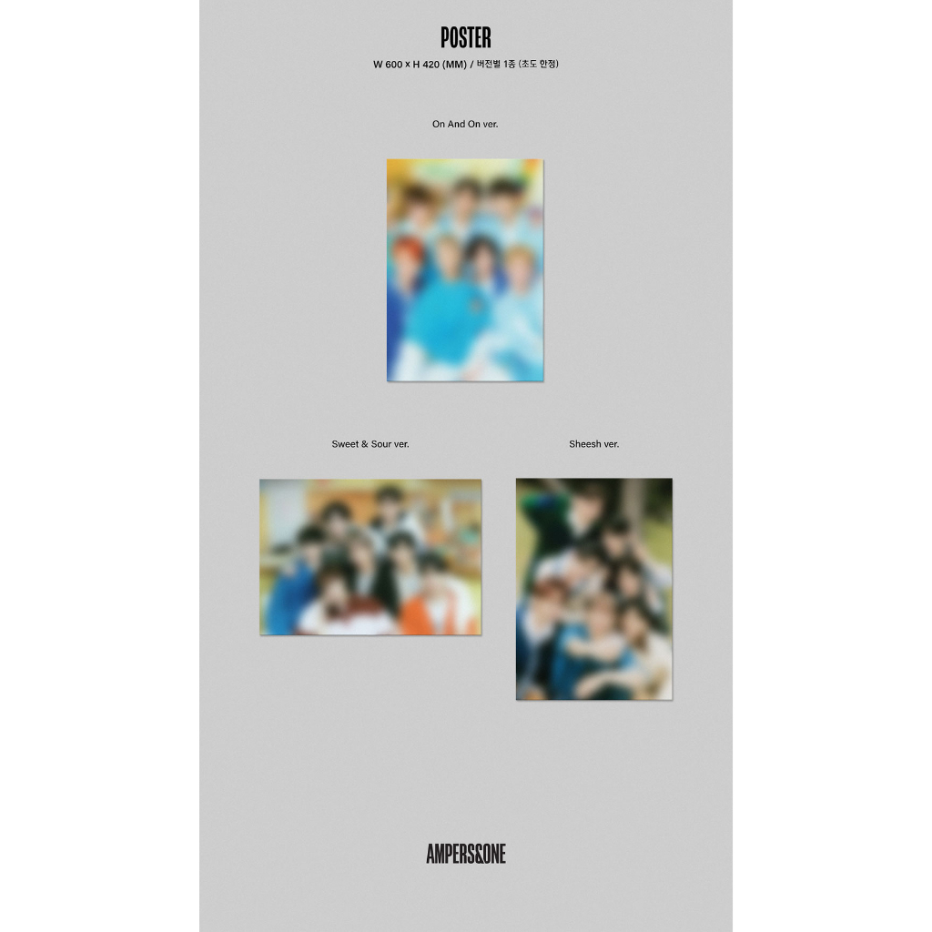 AMPERS&ONE  1st SINGLE ALBUM