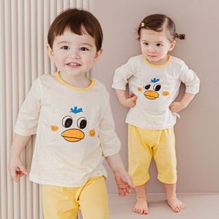 Cordi-i Bộ Đồ Ngủ Pijama Ba Phần Tư In Hình joy deok (23ss) _ce220 Từ Hàn Quốc / Xuân Hè Cho Bé