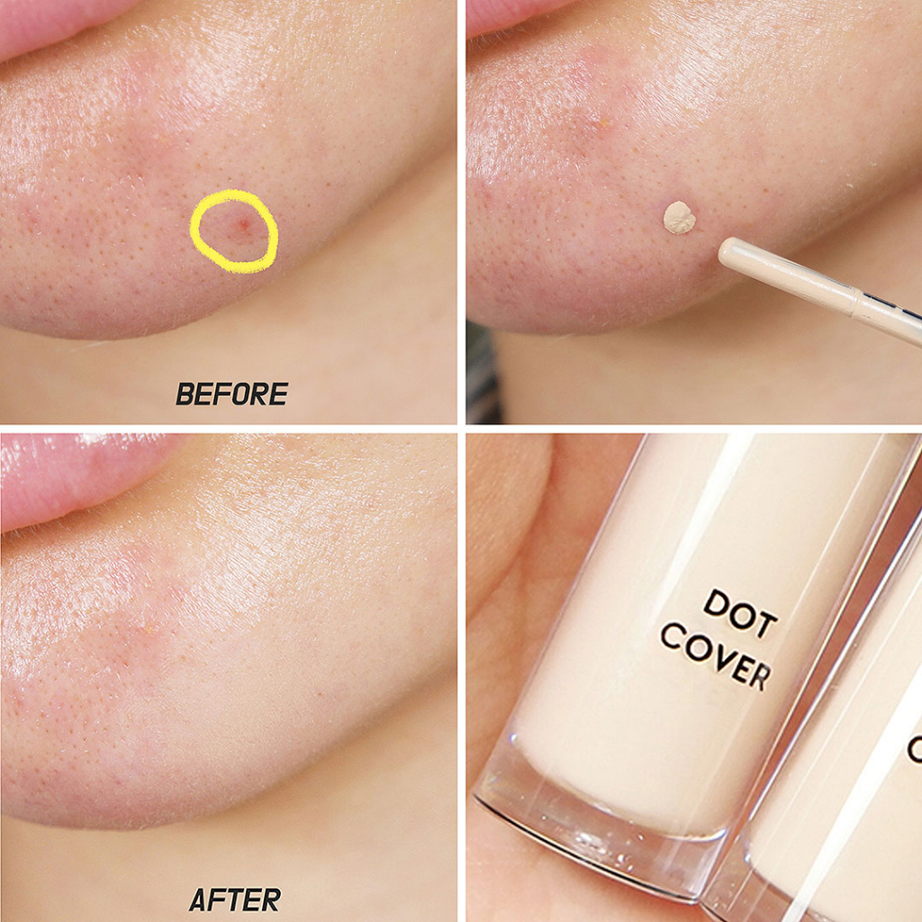 HERA Creamy Cover Concealer / Black Concealer Kem Che Khuyết Điểm Che Phủ Hoàn Hảo / Che Phủ Toàn Diện - Blackpink jenny C