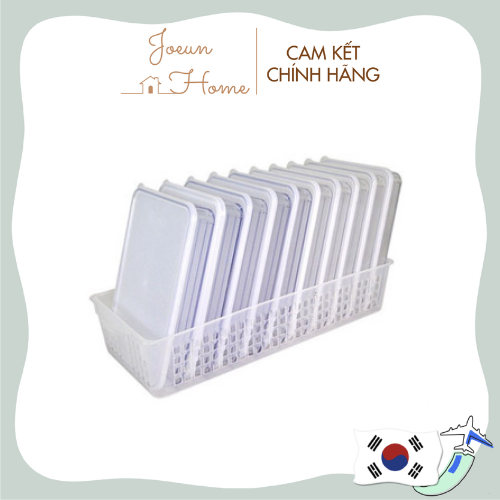 Bộ 5/10 hộp nhựa Silicook Hàn Quốc đựng thực phẩm tủ đông 600ml an toàn có khay và nắp đậy