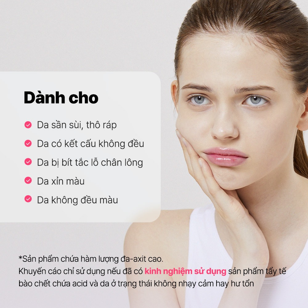 Tinh chất Peel da AHA BHA PHA LHA 35% - tẩy tế bào chết và tái tạo da mịn màng 30ml