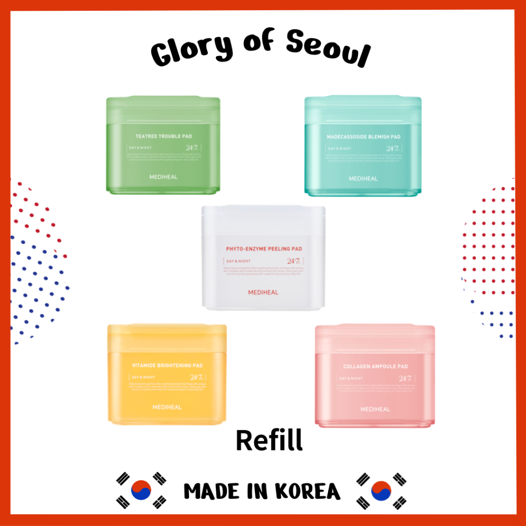 Miếng Đệm toner mediheal Nạp Lại 5 Loại