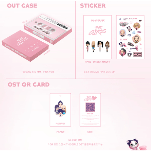 BLACKPINK THE GAME OST THE GIRLS Reve ver. DIGITAL ALBUM