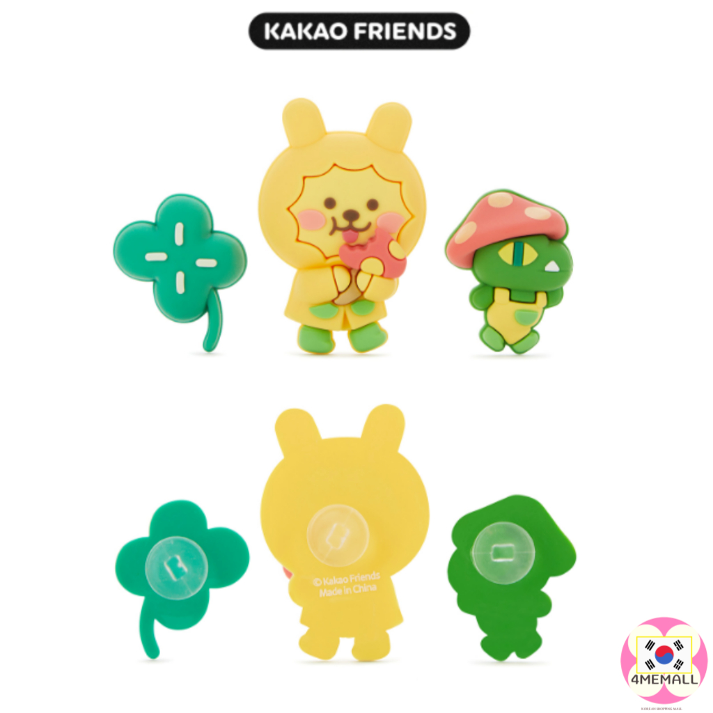 Kakao friends 1 Set Phụ Kiện Trang Trí Giày Bằng Silicon Hình Trái Cây ryan muzi apeach