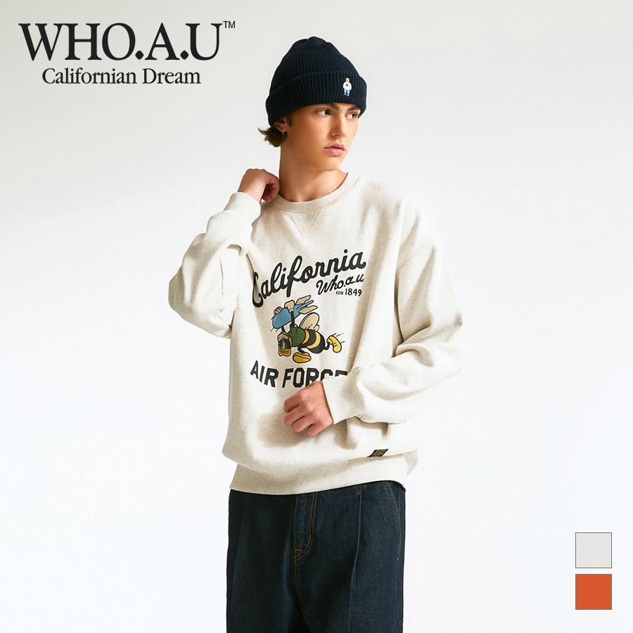 Áo Sweatshirt WHO.A.U WHMWD4T21M US Army Men's Sweatshirts