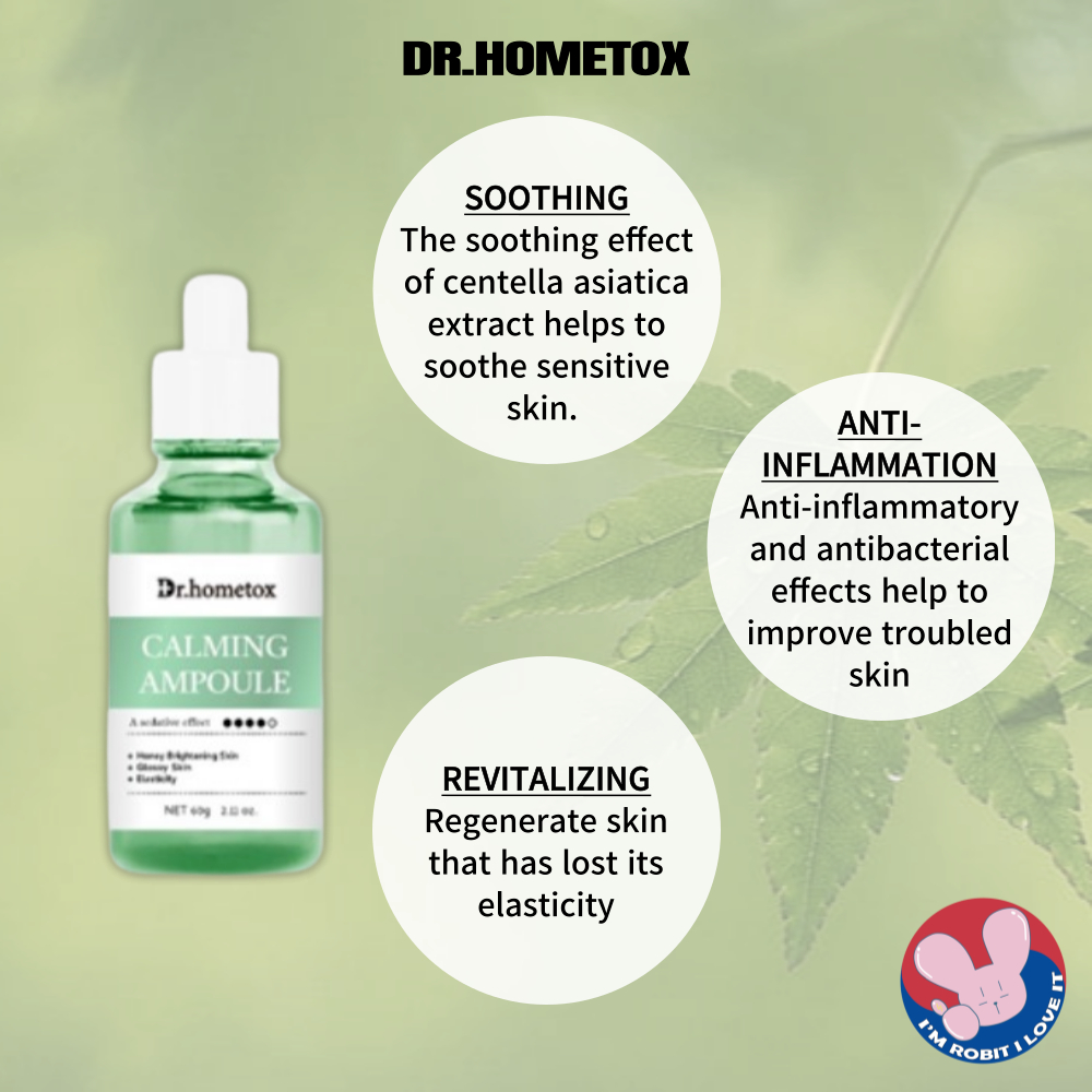 Serum dưỡng da Dr.Hometox 35ml Hàn Quốc / serum dưỡng ẩm/ serum dưỡng trắng da, sáng da/ serum làm  dịu da/ serum cải thiện nếp nhăn, cải thiện lão hóa da/ tinh chất serum tái tạo da