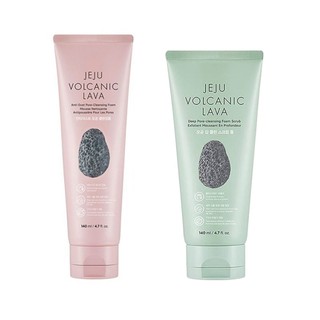 The face shop sữa rửa mặt núi lửa jeju 140ml chống bụi làm sạch sâu se khít lỗ chân lông